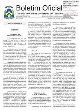 Edição 745.indd - Tribunal de Contas do Estado do Tocantins