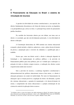 2 O Financiamento da Educa&ccedil;&atilde;o no Brasil - Maxwell - PUC-Rio