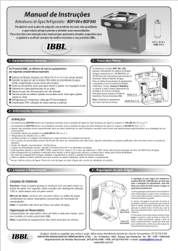 MANUAL INSTRU&Ccedil;&Otilde;ES BDF - PORTUGUES E ESPANHOL 21