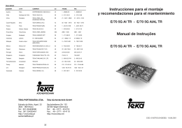 Instrucciones para el montaje y recomendaciones para el
