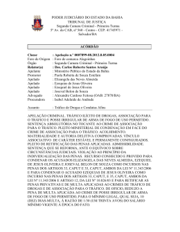 PODER JUDICI&Aacute;RIO DO ESTADO DA BAHIA TRIBUNAL DE