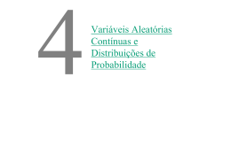Variáveis Aleatórias e Distribuições Normal
