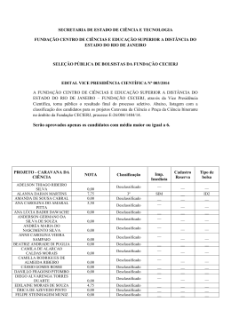 Ser&atilde;o aprovados apenas os candidatos com m&eacute;dia maior