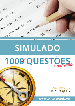 simulado - 1.000 quest&otilde;es de psicologia