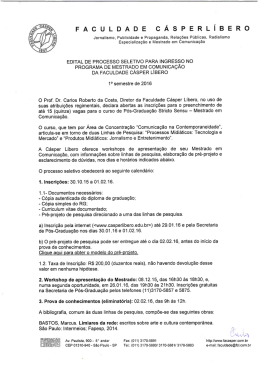 edital processo seletivo digitalizado