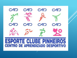 Reunião de Apresentação - Esporte Clube Pinheiros