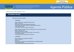 Agenda P&uacute;blica