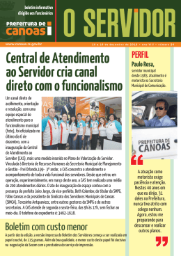 Servidores - Prefeitura Municipal de Canoas