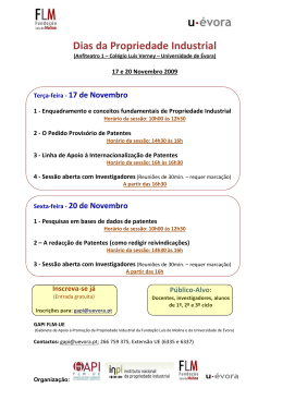 Dias da Propriedade Industrial