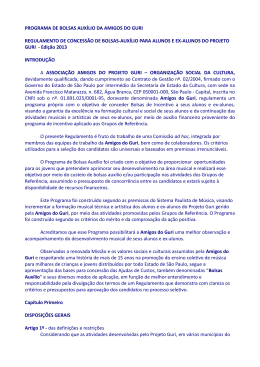PROGRAMA DE BOLSAS DE ESTUDOS AAPG