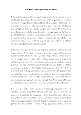 (Turismo e servi&ccedil;o do bem comum) - Obra Nacional da Pastoral do