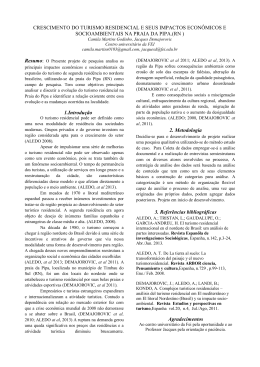 MODELO PARA RESUMO EXPANDIDO