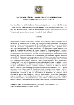 PROPOSTA DE M&Eacute;TODO PARA PLANEJAMENTO
