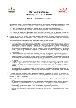 09 - Analista de Turismo