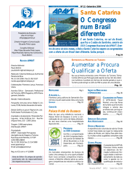 O Congresso num Brasil diferente Santa Catarina