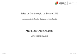 Bolsa de Contrata&ccedil;&atilde;o de Escola 2015 ANO ESCOLAR 2015/2016