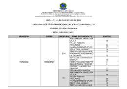 Resultado Parcial 7 Formiga