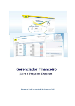 Manual do Usuário (Gerenciador Financeiro)