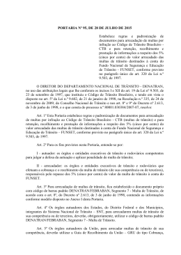 PORTARIA N&ordm; DE , DE