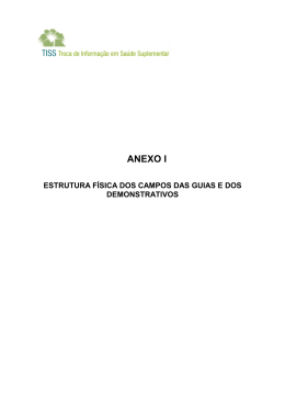 ANEXO I - Santa Helena Sa&uacute;de