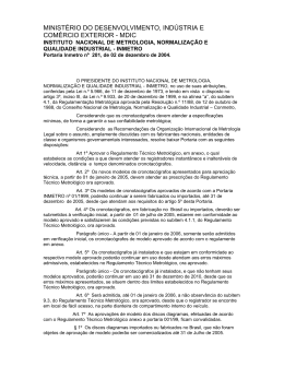 Portaria Inmetro n&ordm; 201 de 2004