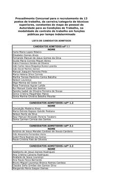 Procedimento Concursal para o recrutamento de 13 postos de