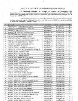 34/2014 - Ministério dos Transportes