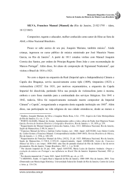 Francisco Manuel da Silva - Caravelas