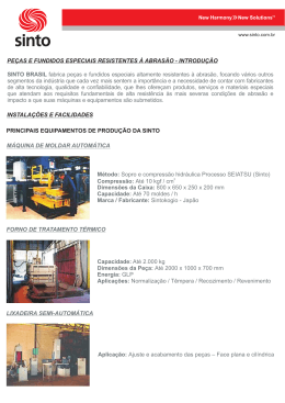 Saiba Mais 2012 - Sinto Brasil Produtos Limitada