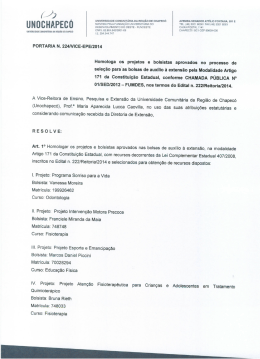 (f/b - Unochapec&oacute;