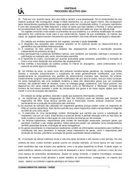 Conhecimentos Gerais - tarde