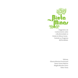 Subsídio ao Programa BIOTA MINAS