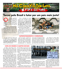 Especial Na Copa vai ter luta - SINDSEF-SP
