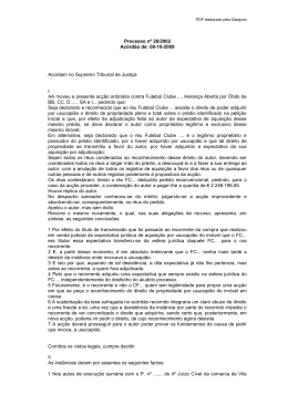 Ac&oacute;rd&atilde;o do STJ - Base de Dados Jur&iacute;dicos da DATAJURIS