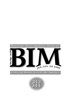 Edi&ccedil;&atilde;o n&ordm; 343 e 344 - Tribunal de Justi&ccedil;a do Estado do Rio Grande