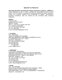 1 MAILING TVs P&Uacute;BLICAS