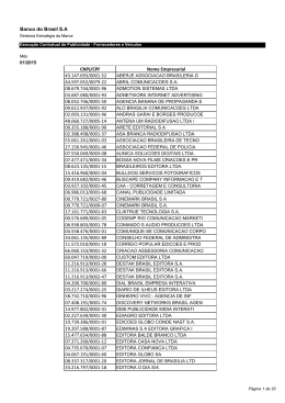 Janeiro a Junho de 2015