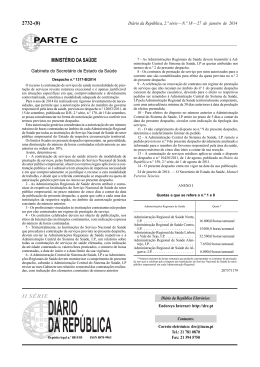 Despacho n.&ordm; 1317-B/2014