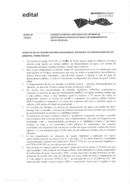 Edital n&ordm; 12/2011