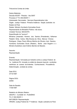 Plen&aacute;rio - Tribunal de Contas da Uni&atilde;o