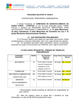 Em resposta ao of&iacute;cio enviado &agrave; Companhia de Desenvolvimento