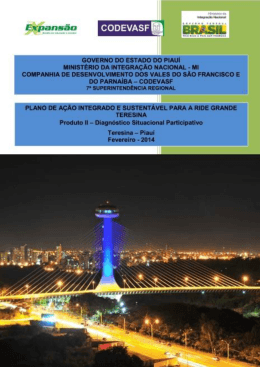 plano de a&ccedil;&atilde;o integrado e sustent&aacute;vel para a ride