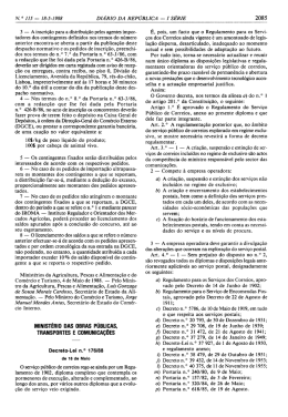 Regulamento do Serviço Público de Correios
