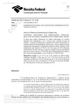 SCI Cosit nº 32-2013 - Sistema Normas