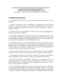 NORMAS INTERNAS DO PROGRAMA DE P&Oacute;S - ICB