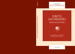 DIREITO DAS FUNDA&Ccedil;&Otilde;ES