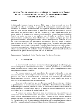 funda&ccedil;&otilde;es de apoio - Departamento de Ci&ecirc;ncias Cont&aacute;beis [UFSC]
