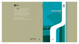LEI N&ordm; 8.112/90 - Prefeitura do Rio de Janeiro