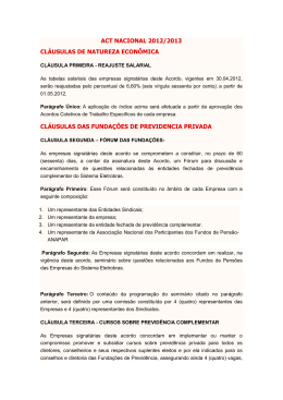 act nacional 2012/2013 cl&aacute;usulas de natureza econ&ocirc;mica cl&aacute;usulas