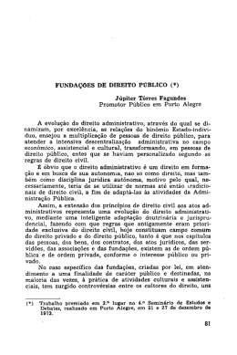 Doutrina Fundacoes de direito publico Por